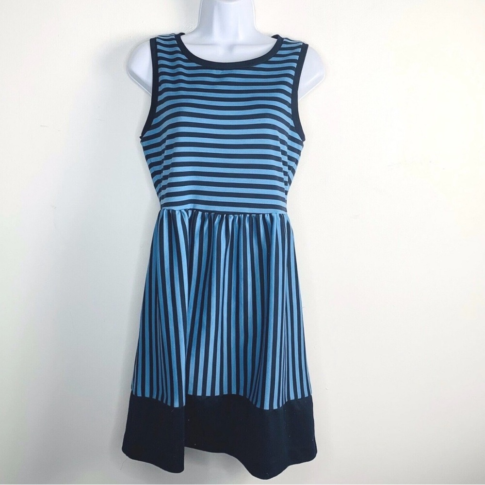 The Limited Women’s Navy and Black Striped Dress